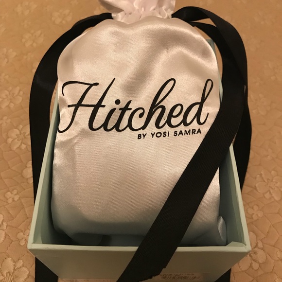 ⭐️ NWT Yosi Samra size 6 “Hitched” platinum flats - Picture 5 of 8